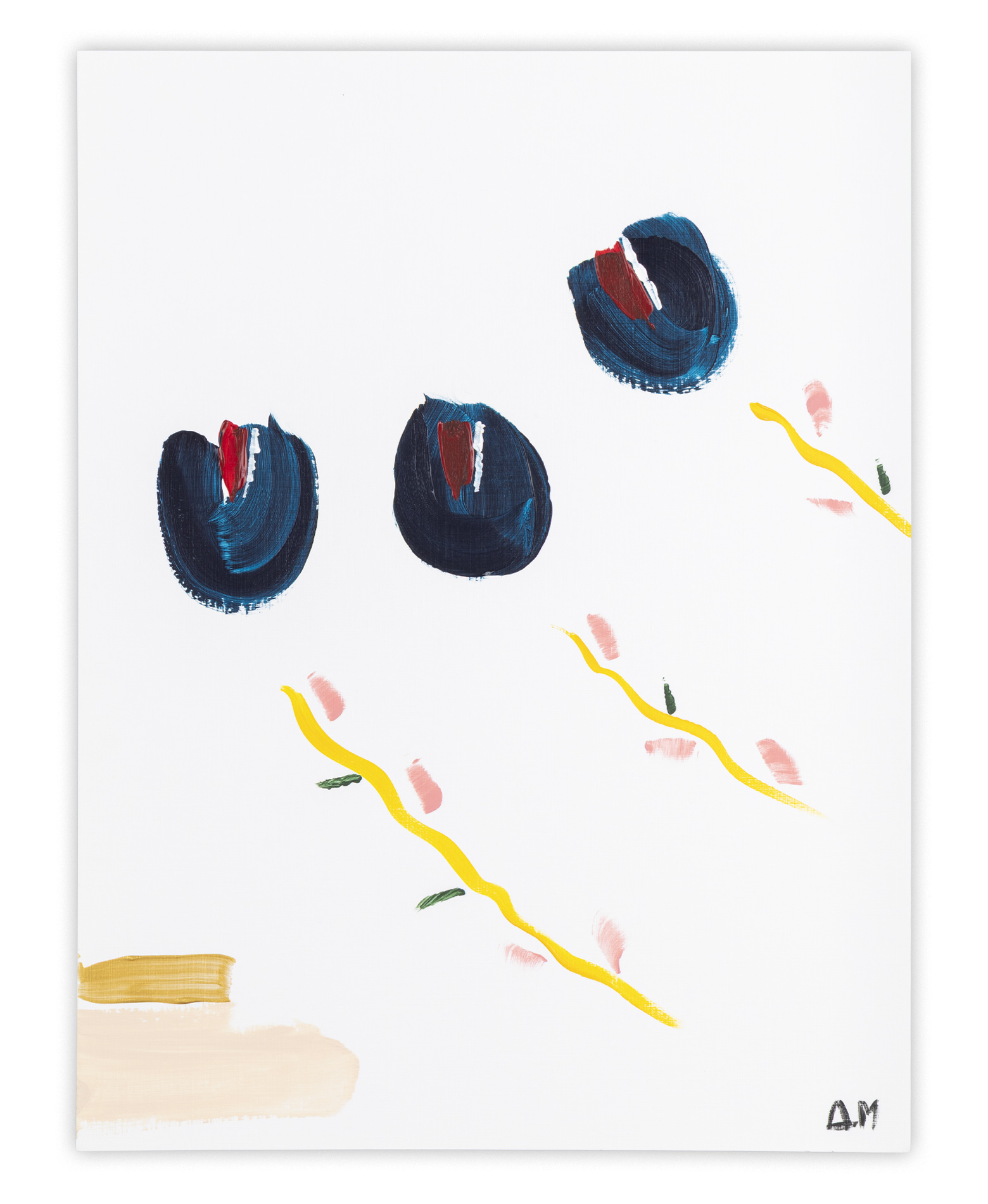 Study 8: Deep Blue Blossoms